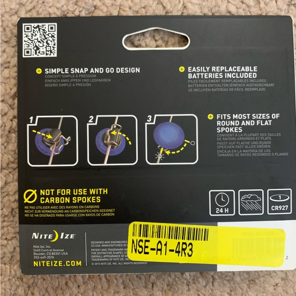 See ‘em mini led spoke lights - Picture 2 of 2